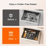Adjustable Expandable Cutlery Organizer Tray with Labels - Image 6